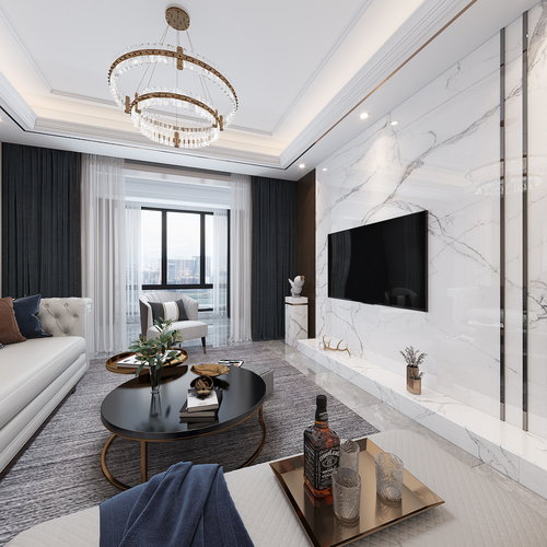 北欧轻奢风｜客餐厅