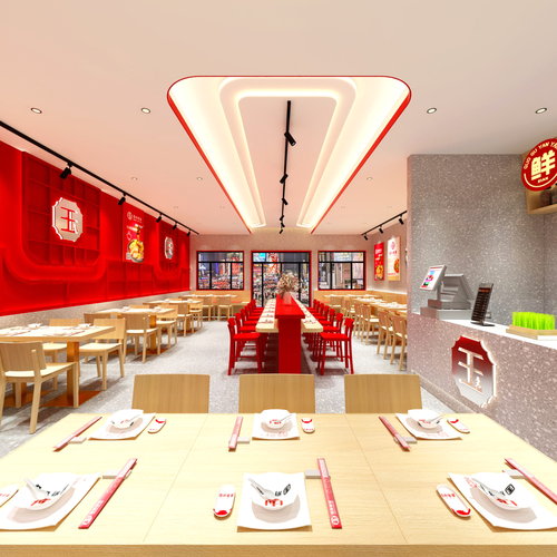 国潮风格｜餐饮店