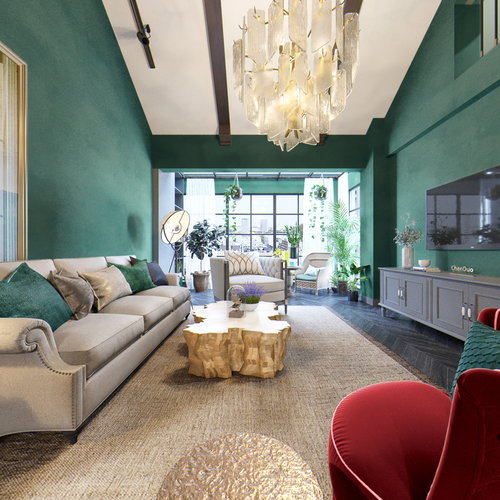 美式风｜客餐厅