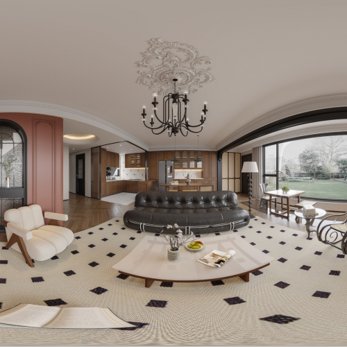 法式复古风三个全景案例