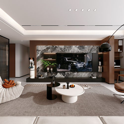 意式轻奢（客厅+餐厅）