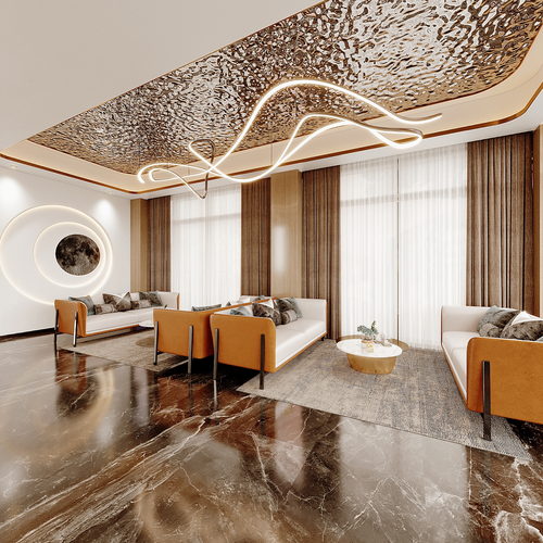 轻奢酒店大厅两个场景