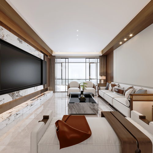 现代中式客餐厅