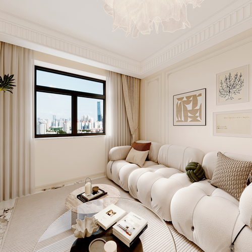 法式奶油风五个全景案例