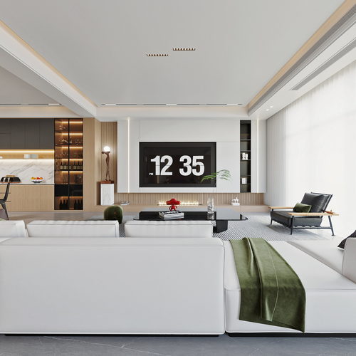 原木简约风三个全景