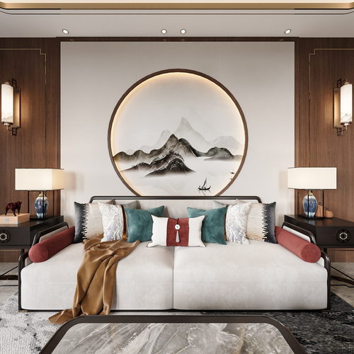 新中式两个全景