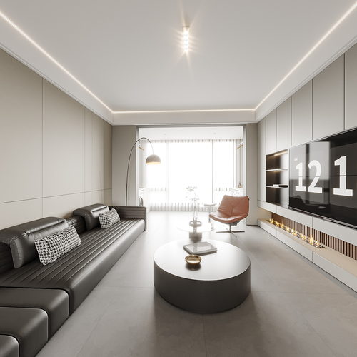 小户型意式风全景