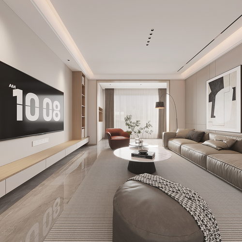 110平方现代风格全景