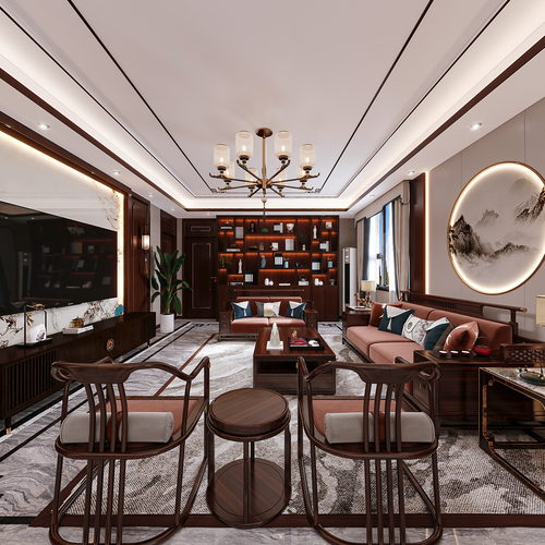 新中式三个全景案例