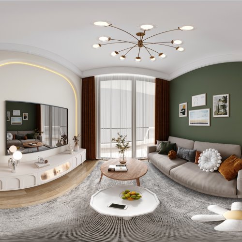 北欧风五个全景案例