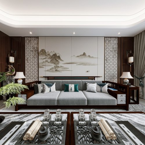 新中式五个全景案例