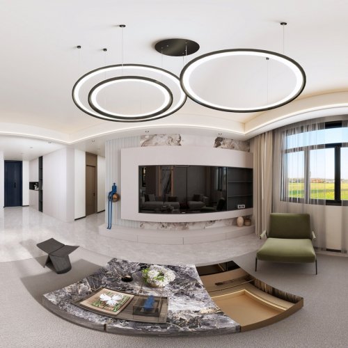 酷家乐全屋效果（现代轻奢风）