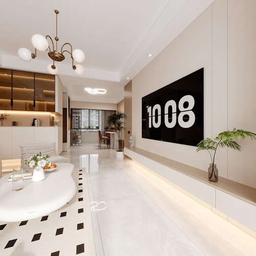 现代风五个全景