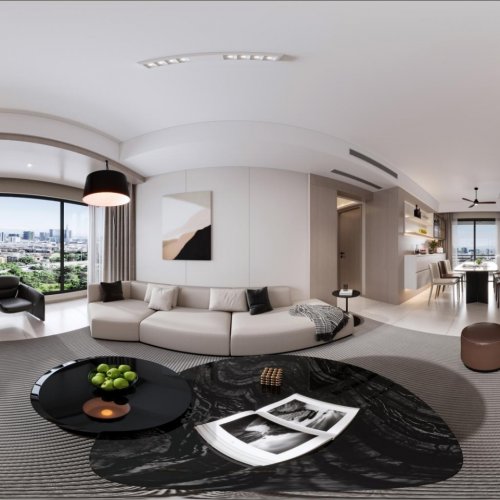 现代风格全屋全景