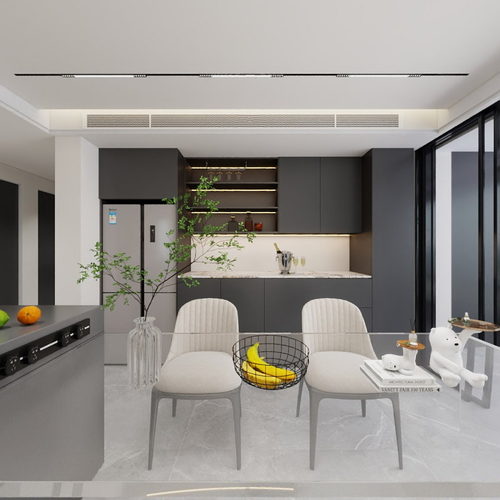 和美花园  高级灰酷家乐一套效果图