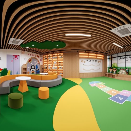 社区公益展厅11个全景