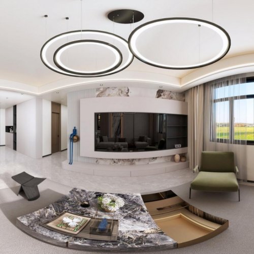 【酷家乐】现代轻奢风一套