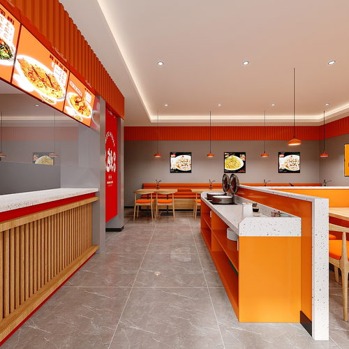 小吃店全景
