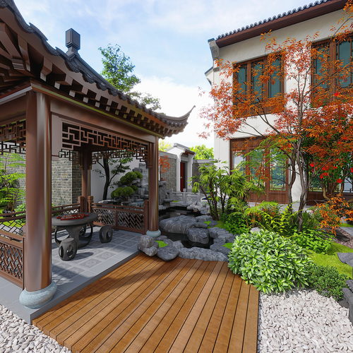 庭院露台2个全景